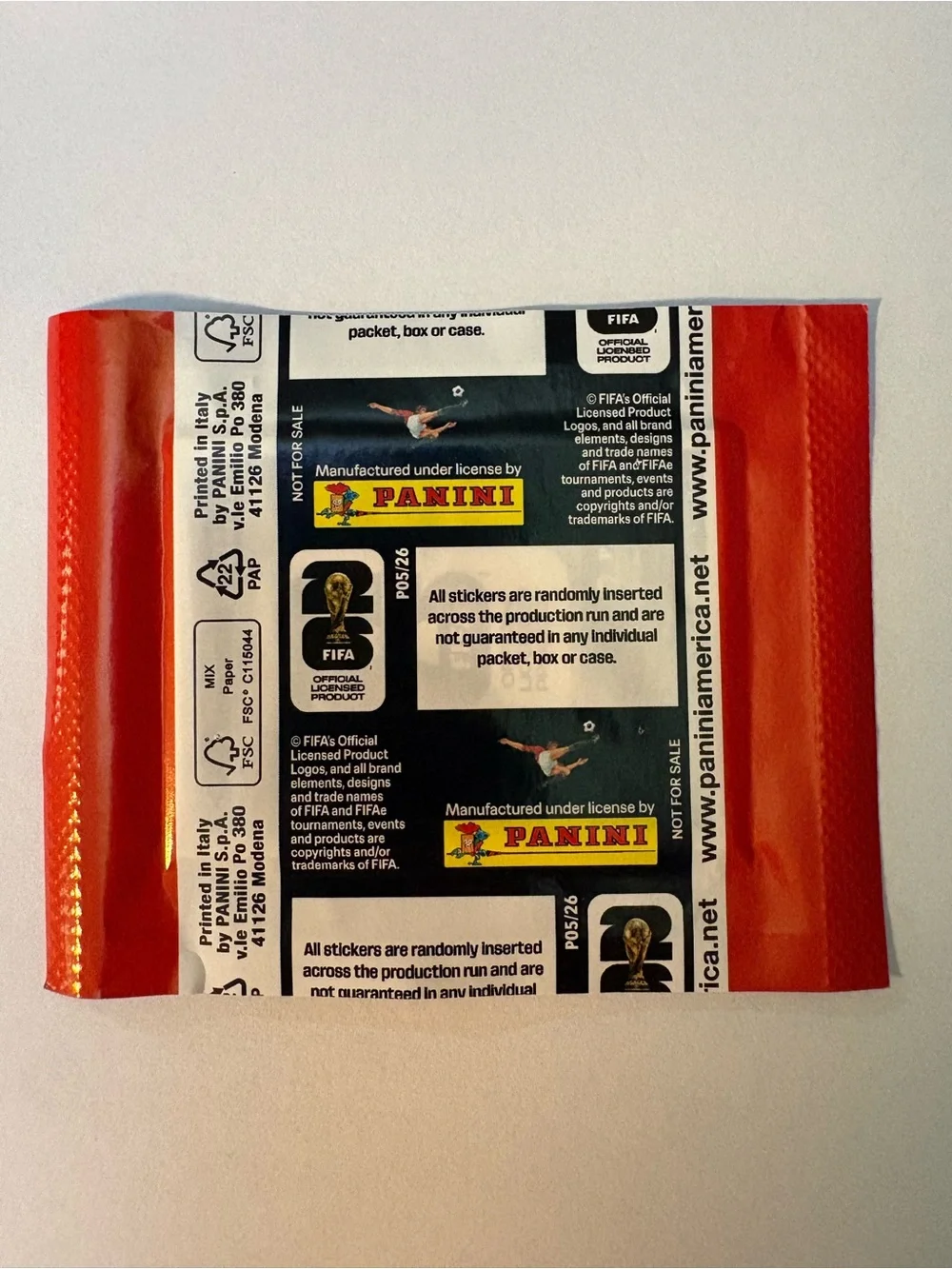 2026 FIFA World Cup Panini Sticker Promo Pack. 5 Stickers Per Pack. 7 Packs Per